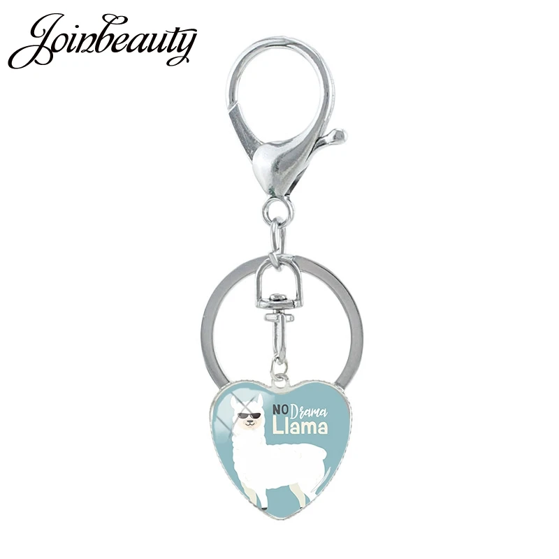 JOINBEAUTY милый однотонный металлический брелок из альпаки в форме сердца