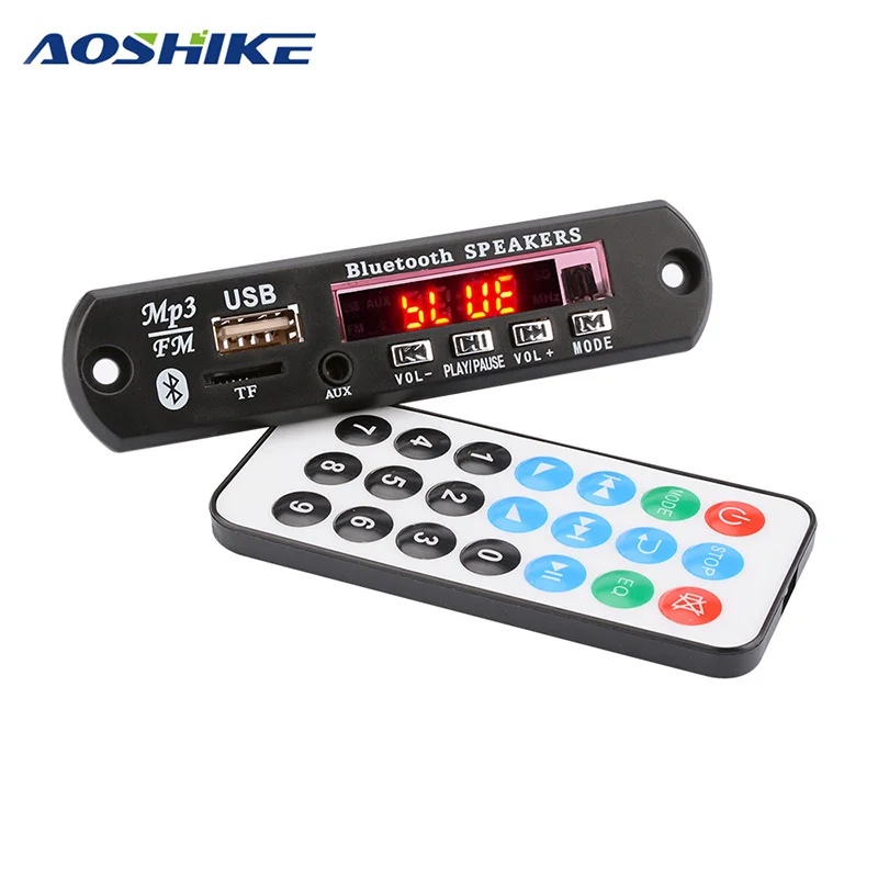 Плата декодера AOSHIKE 12 В/5 В постоянного тока Bluetooth 4 2 аудио декодирование APE FLAC MP3 WMA