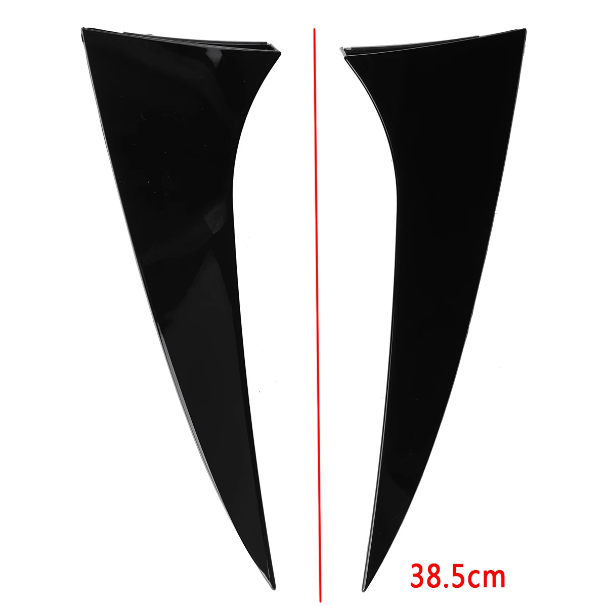 Splitter para Hyundai Esquerda + Direita Vertical Janela Lateral Traseira Canard Spoiler ar Ix35 2010 2011 2020 1 Par 12 Cheap Spoilers e aerofólios