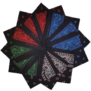 

Dozen Paisley Bandanas Multi Colored Set Cowboy Bandanna Head Scarf Double Sided mondkapjes masque mascarillas mascherine