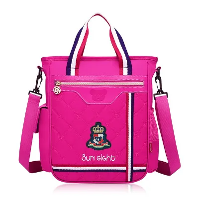 Rose Red Handbag Школьные принадлежности и рюкзаки для девочек, ортопедический большой рюкзак для девочек, сумка для девочек, детский рюкзак для путешествий, morral escolar - Цвет: Rose Red Handbag