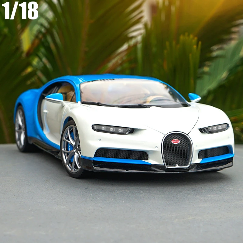 

1/18 Bugatti Chiron 2016 Super Car Welly GTAUTOS Diecast Metal Car Model Boy Girl Birthday Gift Collection Free Shipping