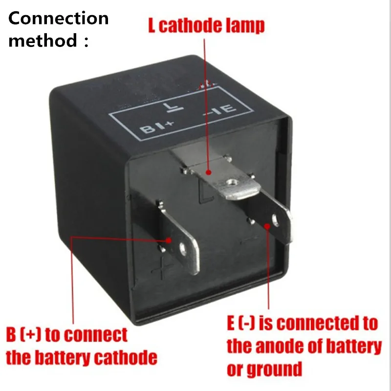 Relais clignotant LED 3 pôles - Moto-Parts