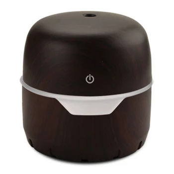 

300Ml Ultrasonic Air Humidifier Air Purifier Oil Diffuser Usb Essential for Office Home with 7 Color Change Led Night Light(Dark