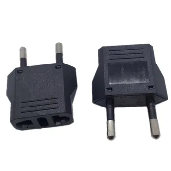 

500pcs European Euro EU Plug Adapter 2 Pin US Brazil Italy To Europe German Travel Power Adapter Type C Plug Outlet Socket