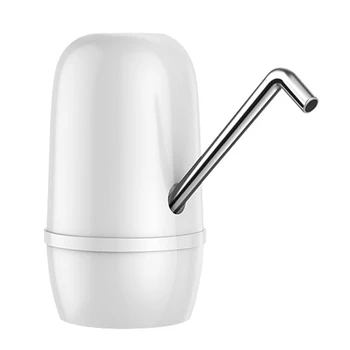 

Automatic Portable Mini Water Dispensers Water Pump Dispenser Usb Charging Energy Cold Drinking Bottle Switch Double Pump White