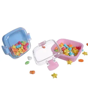 

New And High Quality 6Pcs Kids Infant Candy Gift Container Bottle Jar With Lid Baby Shower Weeding Gift Decor