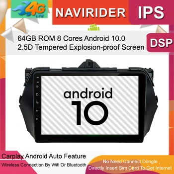

9"Car Stereo Audio Radio Full Touch Android Head Unit 10.0 GPS For Suzuki Ciaz 2014 2016 Auto Multimedia Navigation Octa Core