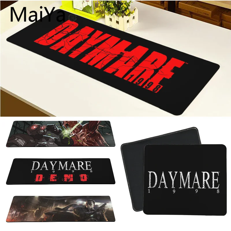 Maiya высокое качество Daymare 1998 прочный резиновый коврик для мыши коврик большой коврик для мыши клавиатуры коврик