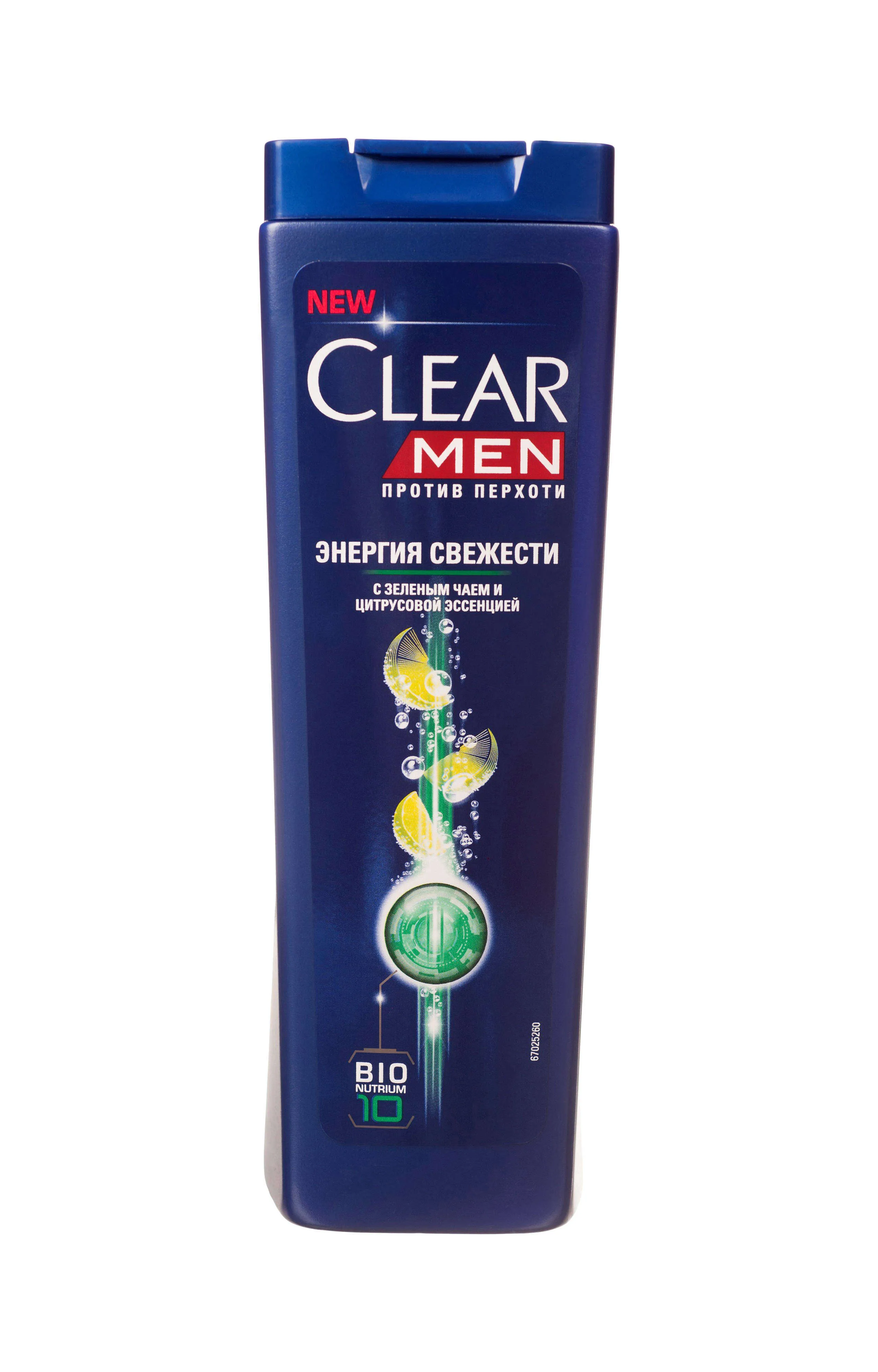 Шампунь против перхоти для мужчин «Энергия свежести» Clear Men, 200 мл