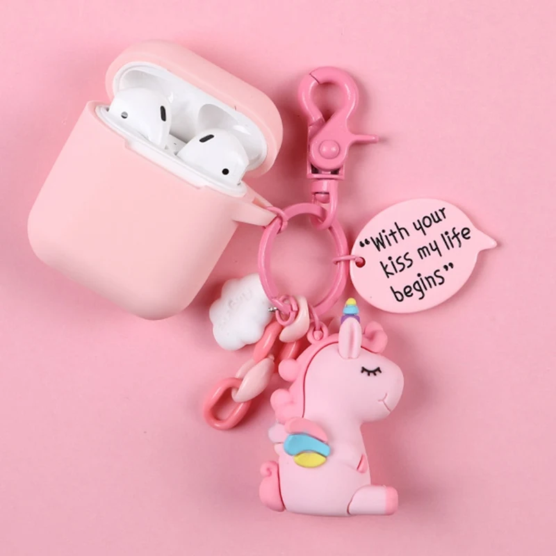 Силиконовый чехол для Apple Airpods для Air Pods аксессуары защитный чехол Bluetooth наушники чехол