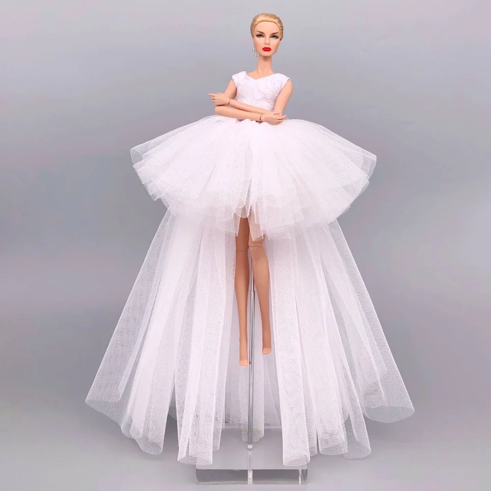 fashion for elegant lady wedding dress for barbie doll clothes princesa barbie dress long accessories barbie doll clothes doll clothes doll clothes accessories doll accessories