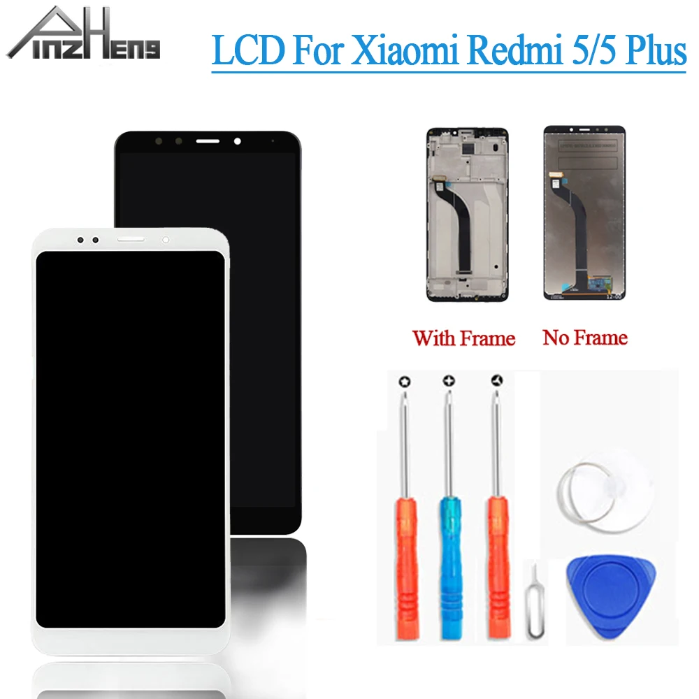 Оригинальный ЖК дисплей PINZHENG AAAA для Xiaomi Redmi 5 Plus сенсорный экран дигитайзер сборка