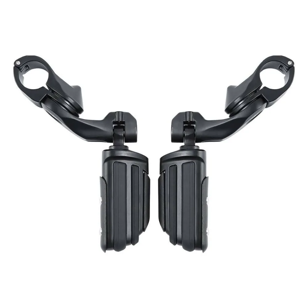 Мотоцикл 1-1/" короткий защита двигателя Подножка для ног колышек для Harley Touring Road King матовый черный