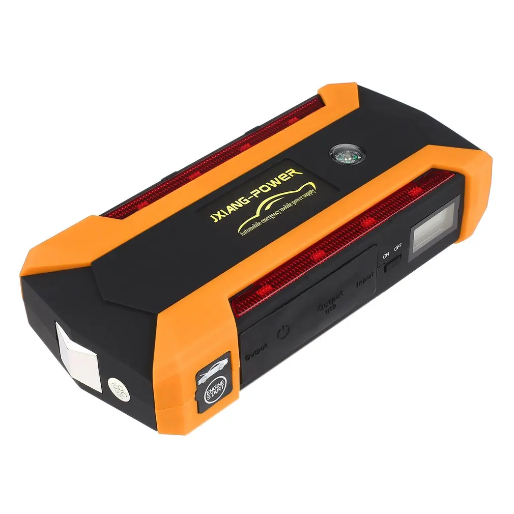 

12V 89800mah Portable 4USB Car Jump Starter Power Bank Tool Kit Booster Charger Battery Automobile Emergency LED Light