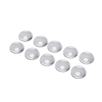 

10 Tips Clear Round Nail Tips With Sticker Color Chart Flat Back UV/Gel/Polish For Display Color Card Chart Nails Art Tools