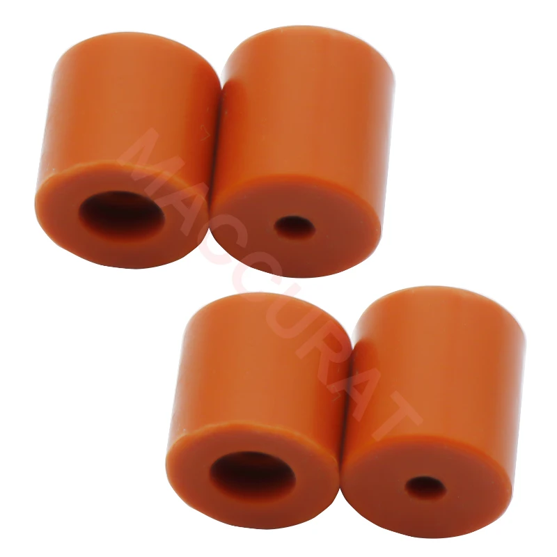 4/5PCS 3d printer High Temperature Blcak Silicone Solid Spacer Hot Bed Leveling Column  short For CR-10/ CR10S Ender-3 Pro MK3