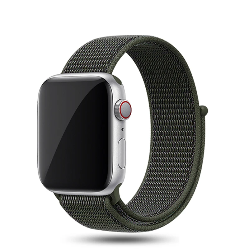 Ремешок для Apple Watch, ремешок для Apple Watch 5, 4, 3, ремешок 44 мм/40 мм, спортивный ремешок Iwatch 5, 42 мм, 38 мм, нейлоновый ремешок для часов Correa Pulseira - Цвет ремешка: color17
