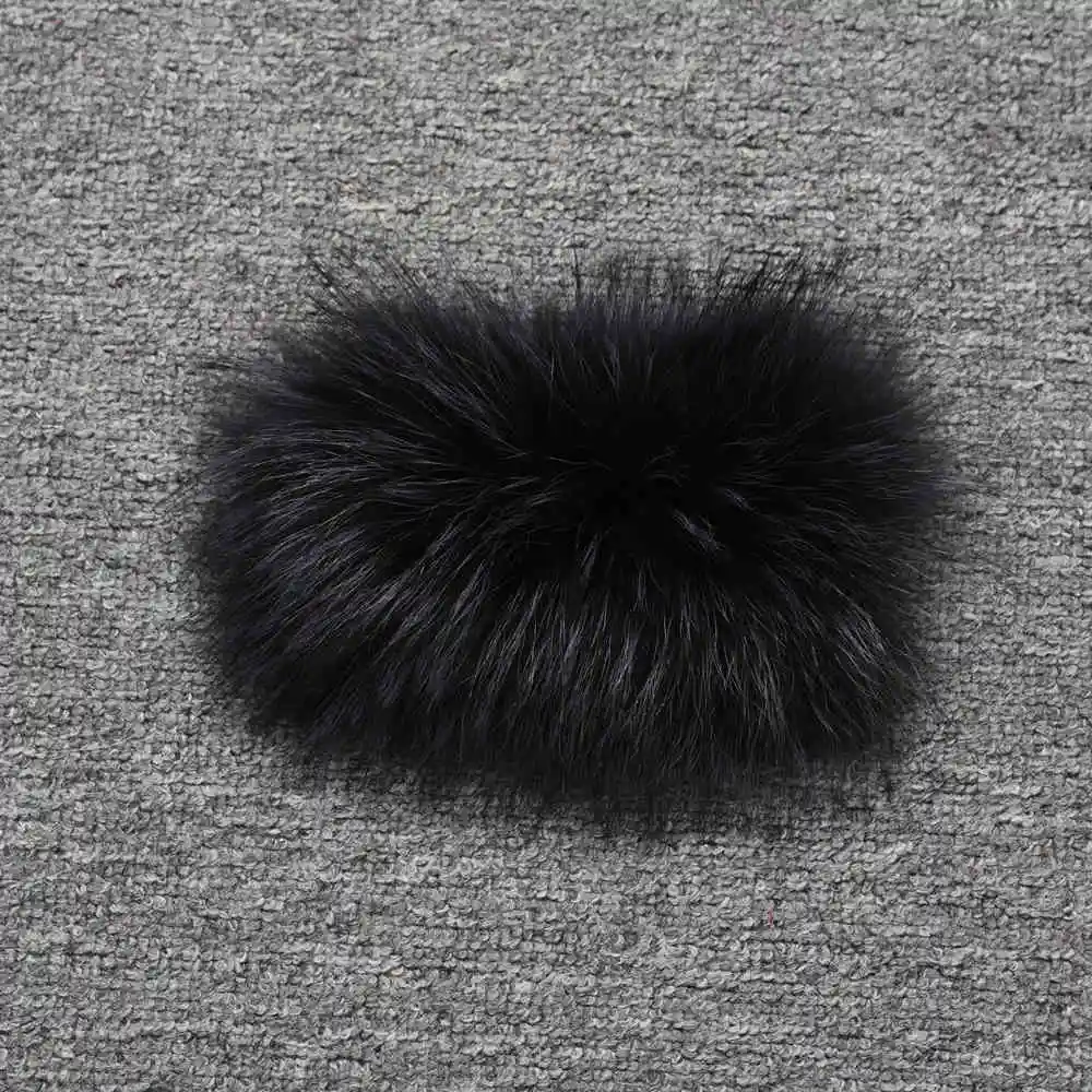 Black Raccoon Зимнее пальто из натурального меха енота с воротником Женская Толстая теплая меховая куртка большой пушистый мех Женская мода роскошный стиль S7556 - Цвет: Black Raccoon