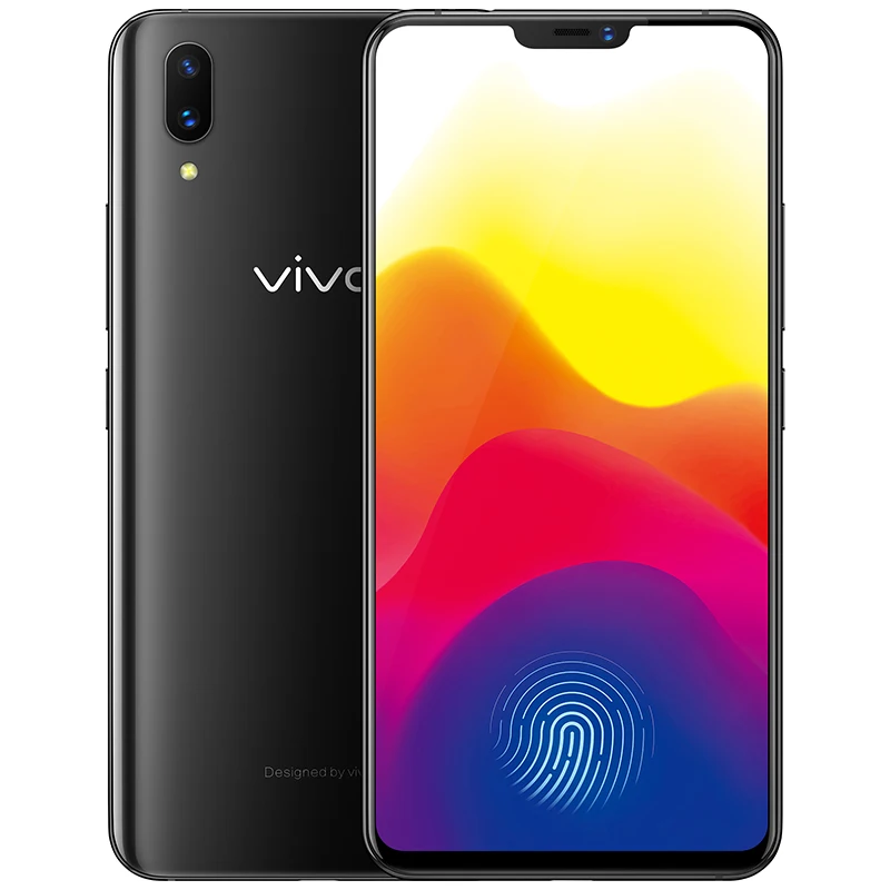 Глобальная версия, Vivo X21, смартфон, Android 8,1, 6 ГБ ОЗУ, 128 Гб ПЗУ, 6,28 дюйма, ips, 2280X1080, экран для распознавания лица, Fingerprint12.0M
