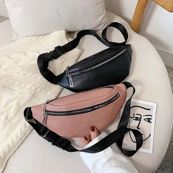 

korean 2020 womens waist bag chest bag Designer High Quality fanny pack waist belt bag for women поясная сумка
