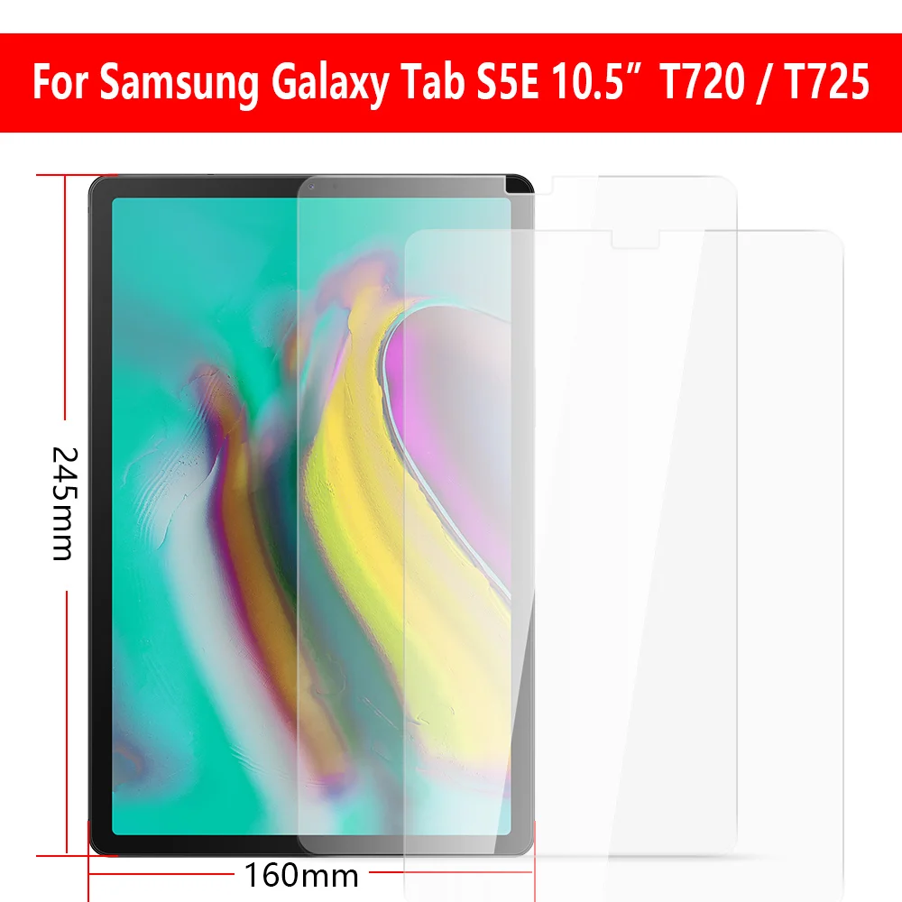 Закаленное Стекло для Samsung Galaxy Tab S6 10,5 T860 T865 S5E T720 защита экрана планшета пленка для S4 T835 Tab A 10,5 T590 - Цвет: SMS5EGHM2