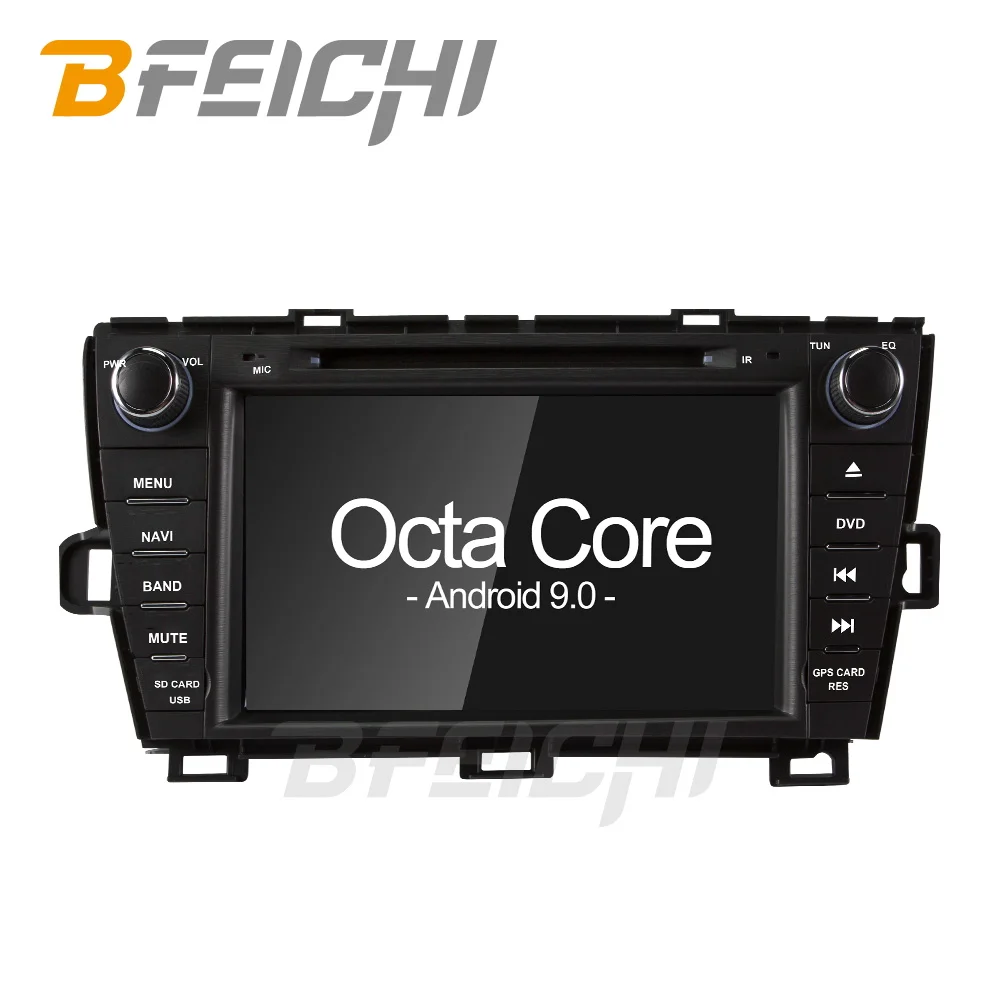 Bfeichi android 9,0 автомобильный dvd для Toyota Prius 2009 2010 2011 2012 2013 gps навигации мультимедийный плеер