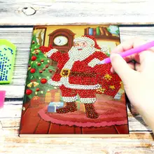 5D Алмазный альбом для рисования Санта-Клаус специальная форма Кристалл Алмазная вышивка аксессуары рождественское ручное творчество комплект