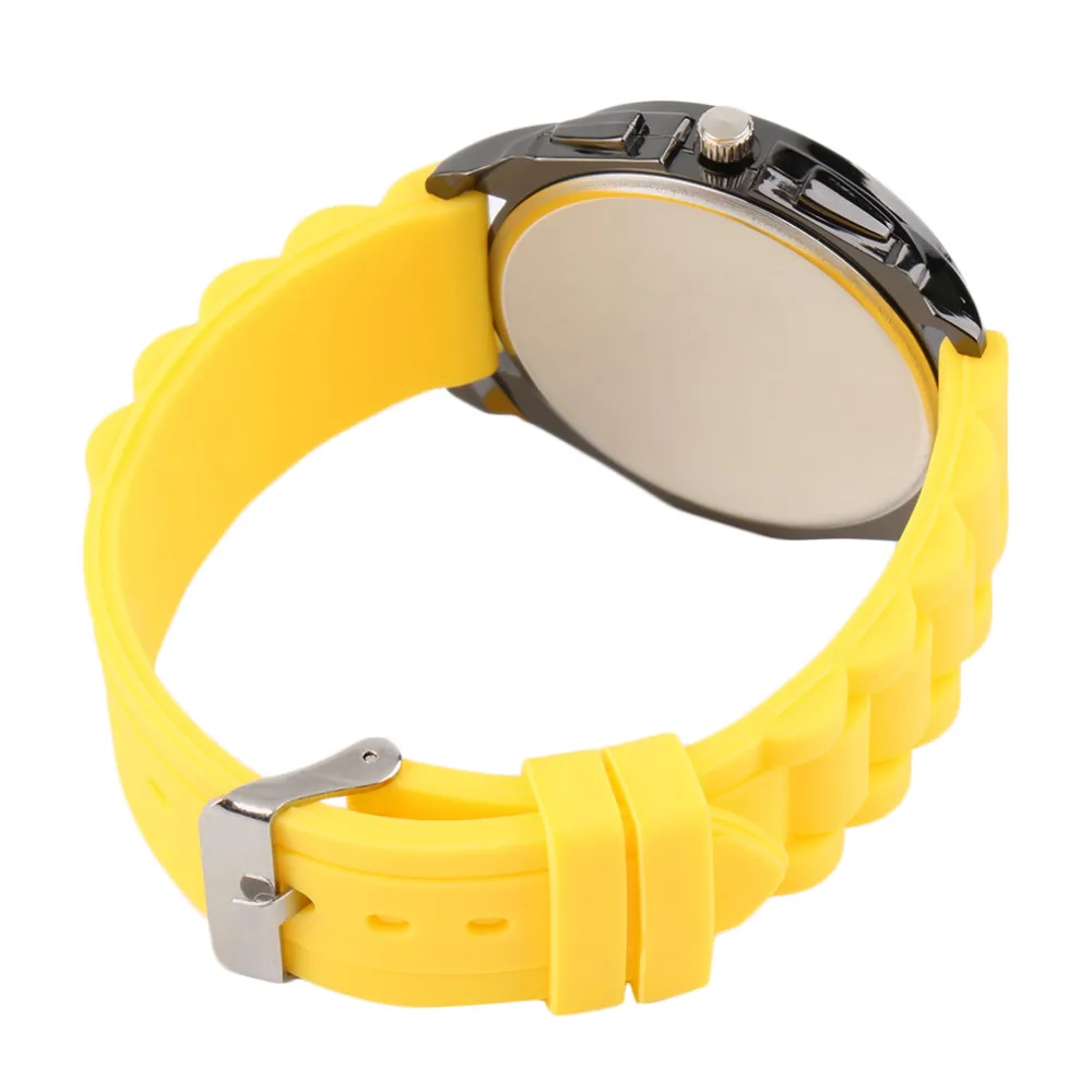 OUTAD Multicolor Unisex Fashion Silicone Watch Strap Watch Quartz Analog New Sports Casual Wrist Watches relogio masculino Gift