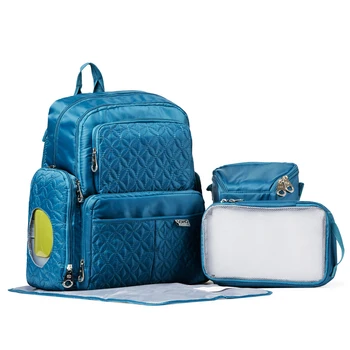 

5pc Large Capacity Baby Diaper Bag Travel Backpack Nappy Changing Stroller Bag Organizer Mummy Mother Maternity Baby Nursing Bag