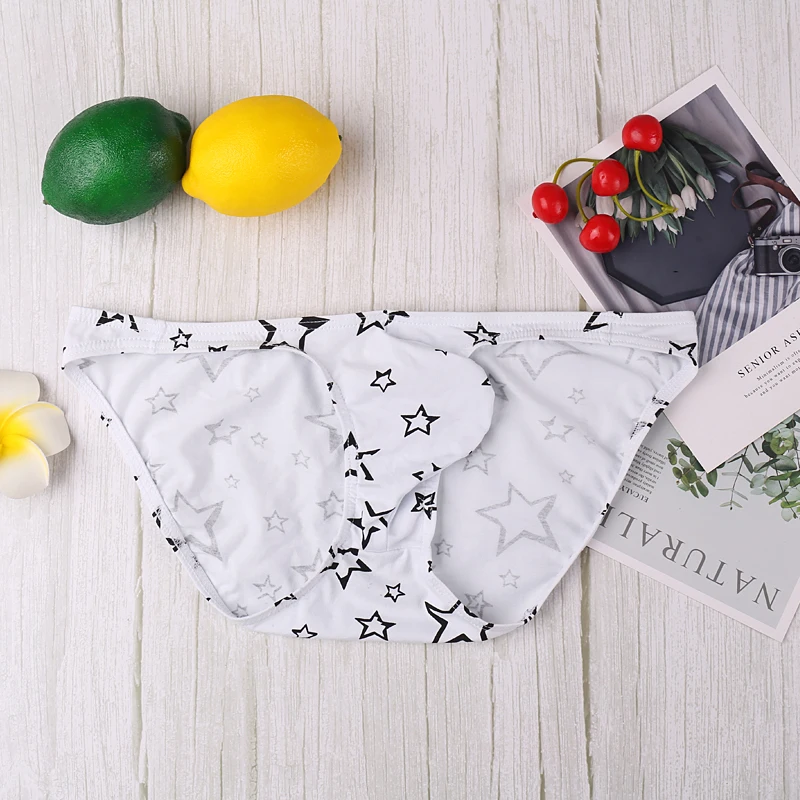 Мужские сексуальные трусы Cueca Masculina хлопковые для мужчин гей с мешочком бесшовные