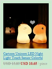 Silicone Penguin Night Light Touch Sensor Remote Control Dimming Timer Rechargeable RGB LED Night Lamp for Children Baby Gift mushroom night light