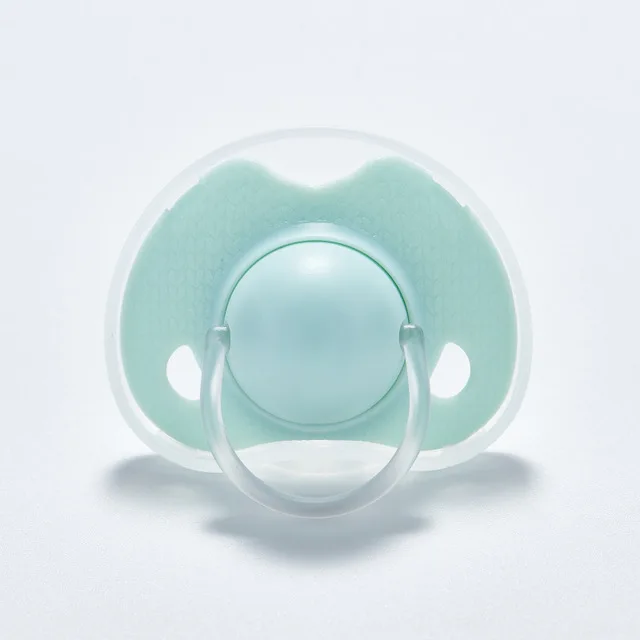 Новая пустышка для новорожденных мальчиков и девочек, соски-пустышки, силиконовая Ортодонтическая Соска для детей 0-36 месяцев - Цвет: Зеленый