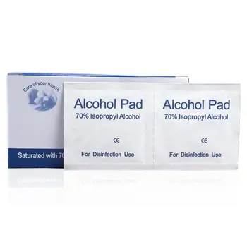 

50Pcs Alcohol Wet Wipe Disposable Disinfection Prep Swap Pad Antiseptic Skin Cleaning Care Clean Wipe