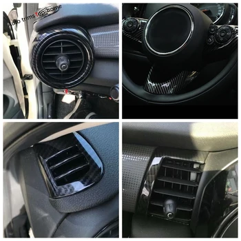 

Middle Air AC Outlet Vent / Steering Wheel Gear Shift Frame For Mini Cooper F55 F56 F57 3 Door / 5 Door 2014 - 2019 ABS Interior