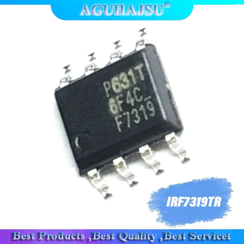 10PCS IRF7319TRPBF SOP-8 IRF7319TR SOP IRF7319 F7319 SMD MOS FET | Электронные компоненты и принадлежности