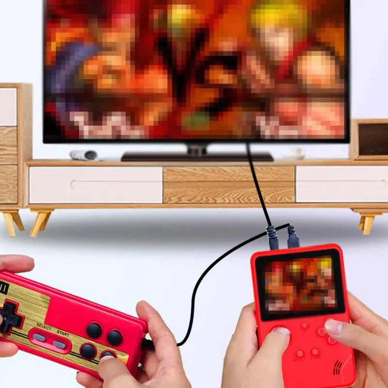 

Mobile Power Handheld Retro Game Console FC RS-92 NES System Children Game Player