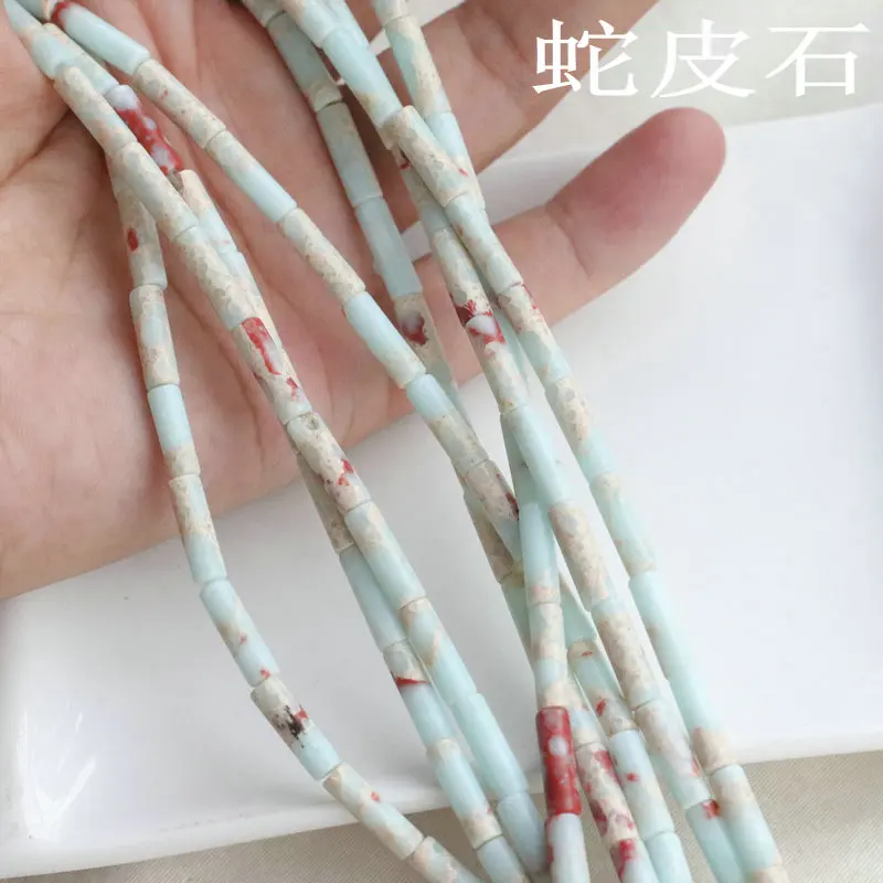 

one strand turquoise pillar 13*4 mm for DIY jewelry making loose beads FPPJ wholesale beads nature gemstone