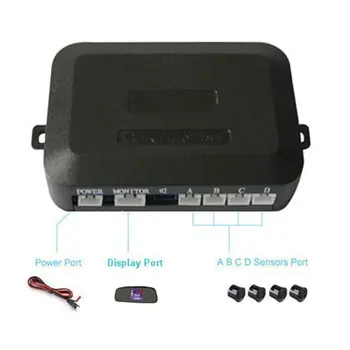 

LQ-14 Intelligent Parking Assistance System Rearview Mirror Car Parking Sensor LCD Display Vehicle Parking Radar