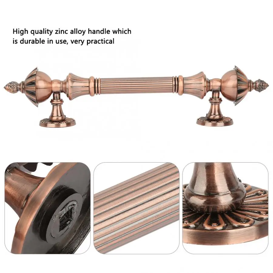 Antique Zinc Alloy Cabinet Door Wardrobe Drawer Cabinet Pull Handle Door Hardware Fitting