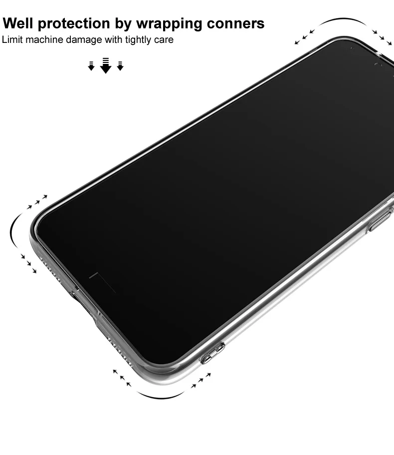 IMAK Для LG G8X чехол ThinQ для LG V50S ThinQ 5G чехол 1,3 мм утолщение Тип UX-5 противоударный мягкий ТПУ чехол