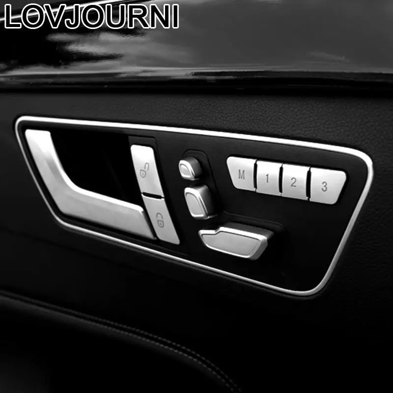 Окно аудио динамик рог сиденье интерьер хром авто Automovil Чехлы для автомобиля молдинги модификация 18 19 Mercedes Benz E класс
