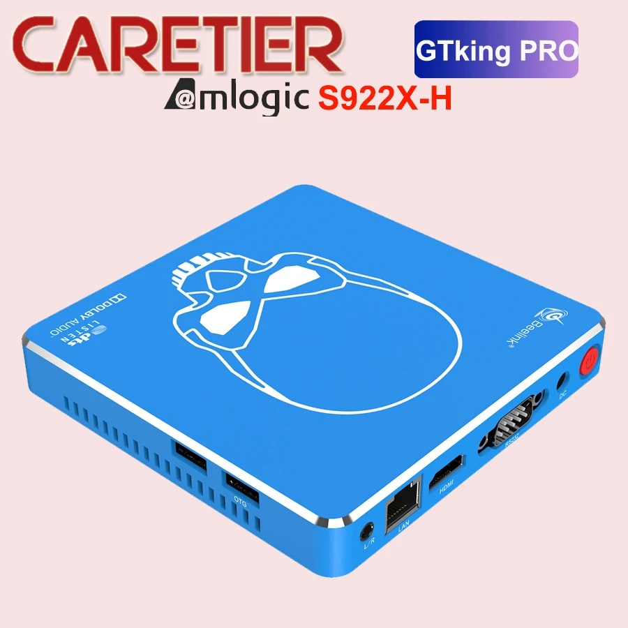 Beelink GT-King Pro Android 9,0 Smart tv BOX 4 Гб 64 Гб Amlogic S922X-H BT 4,1 2,4 ГГц+ 5,8 ГГц Hi-Fi без потерь звук ТВ коробка