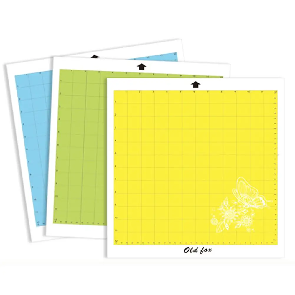 

1pcs Replacement Cutting Mat Transparent Adhesive Mat Pad With Measuring Grid 12 By 12-Inch For Silhouette Cameo Plotter Machine