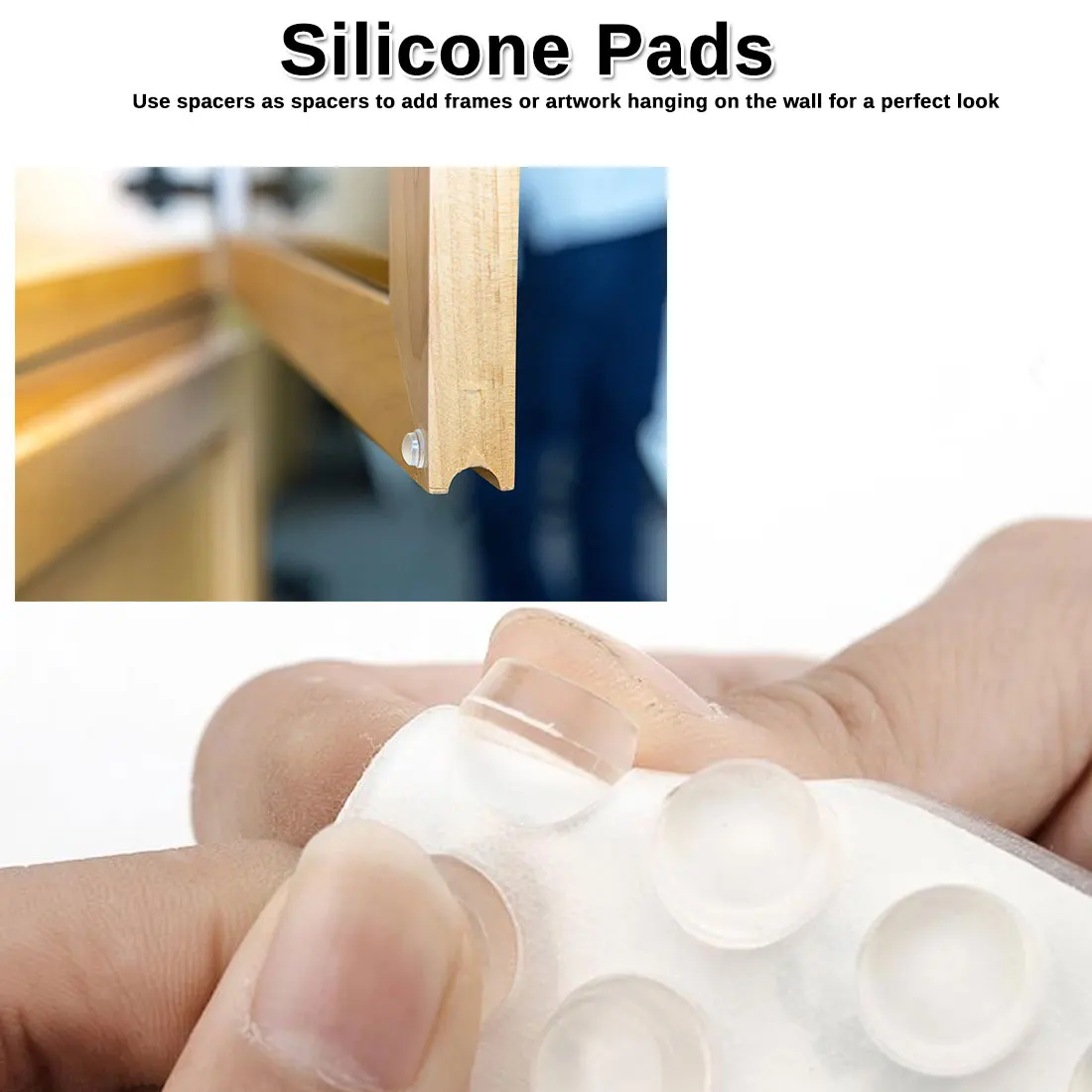 

Self-adhesive Damper Furniture Door Stopper Durable Collision Cushion Prevent Noisy Bumper 50/64pcs Bumper Silicone Pads