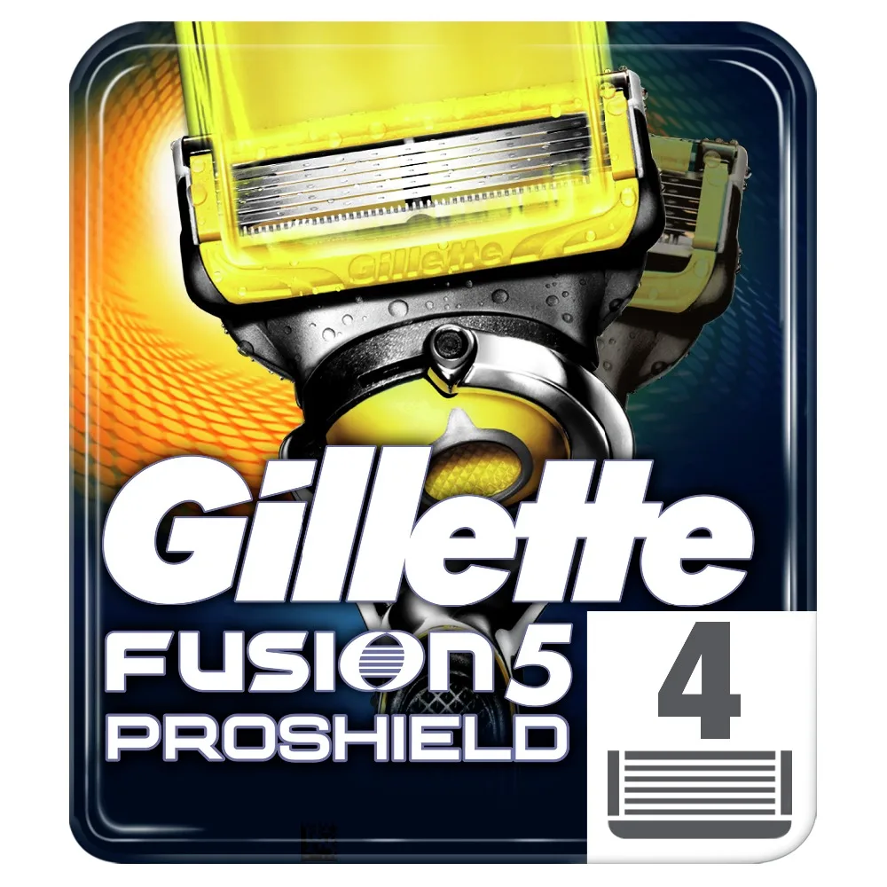 

Removable Razor Blades for Men Gillette Fusion ProShield Blade for Shaving 4 Replaceable Cassettes Shaving Fusion Cartridge