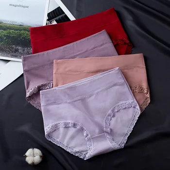 

3Pcs/Lot Women's Cotton Panties Underwear Women Briefs Sexy Lingerie Intimate Ladies MLJ ZY06