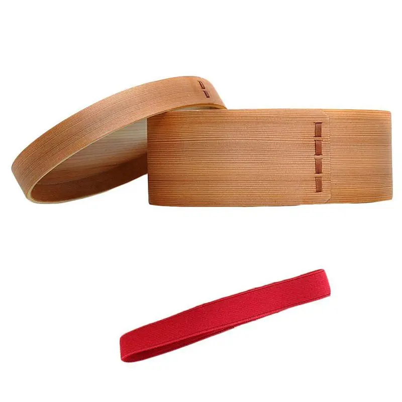 

Hot Sale Wooden Lunch Box Bento Box with Internal Separator Cryptomeria Wood Food Container