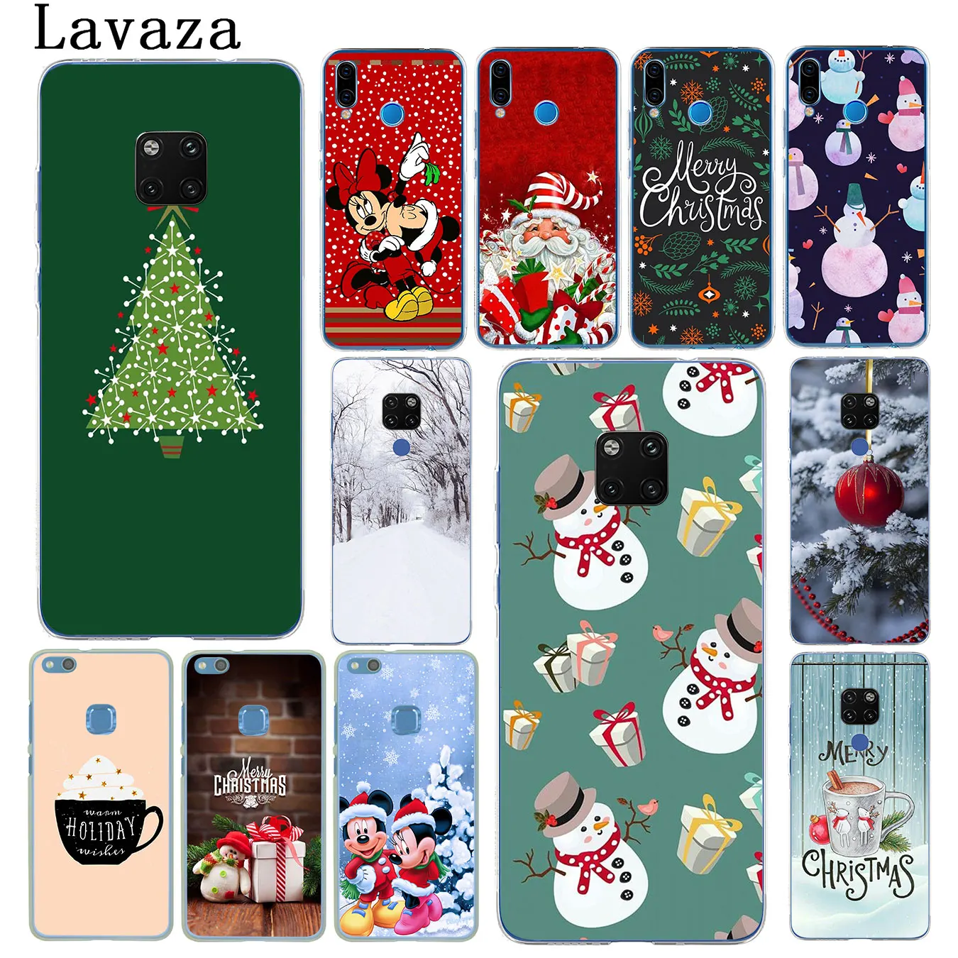 Чехол Lavaza Merry Christmas снеговик для телефона huawei mate 30 10 20 Pro Lite Nova 5I 4 3i 3 2i 2 | Мобильные