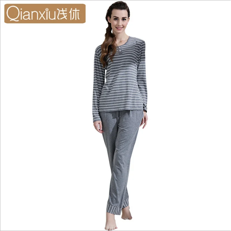 Сезон весна-осень Домашняя женская обувь на каждый день полосатые пижамные